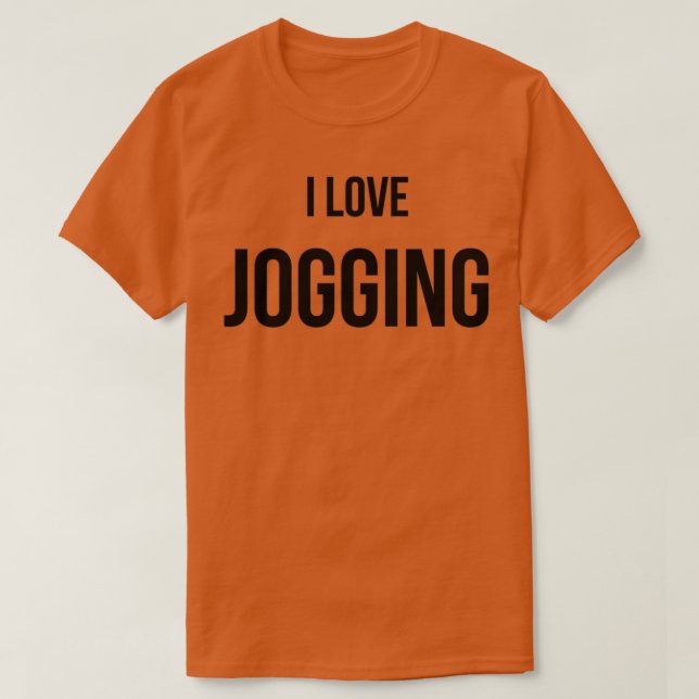 Camiseta I Love Jogging 5 (Diseño del anverso)