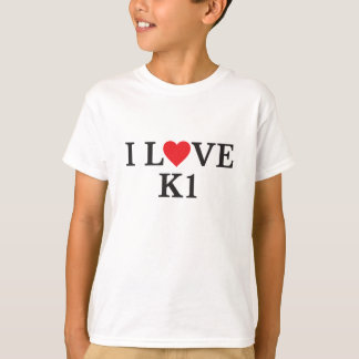 Camiseta I Love K1