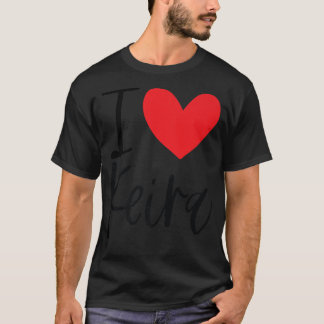 Camiseta I Love Keira Name Personalized Girl Woman BFF Frie