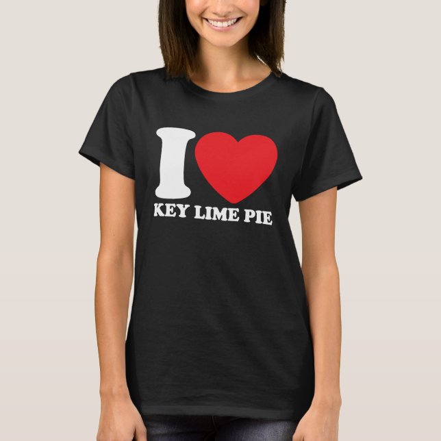 Camiseta I Love Key Lime Pie (Anverso)