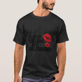 Camiseta I Love Kissing My Friend Crazy Friend