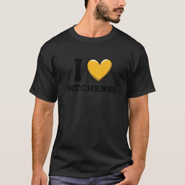 Camiseta I Love Kitchener Canada Premium (Anverso)