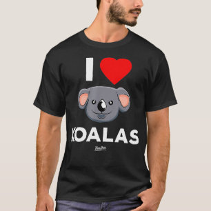 Camiseta I Love Koalas  I Heart Koalas 