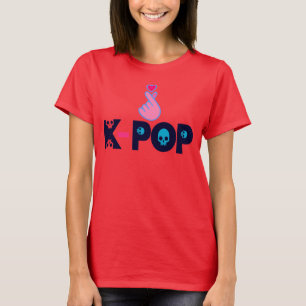 Camiseta ♥ I Love KPop Fabulous Bella Vintage inspirado en 