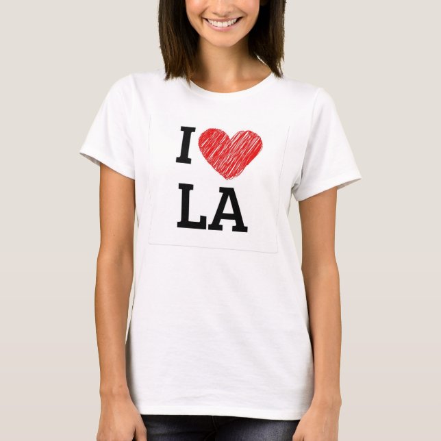 Camiseta "I Love LA" Tee (Anverso)