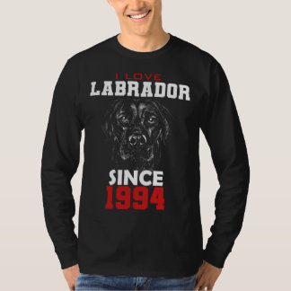 Camiseta I love labrador since 1994