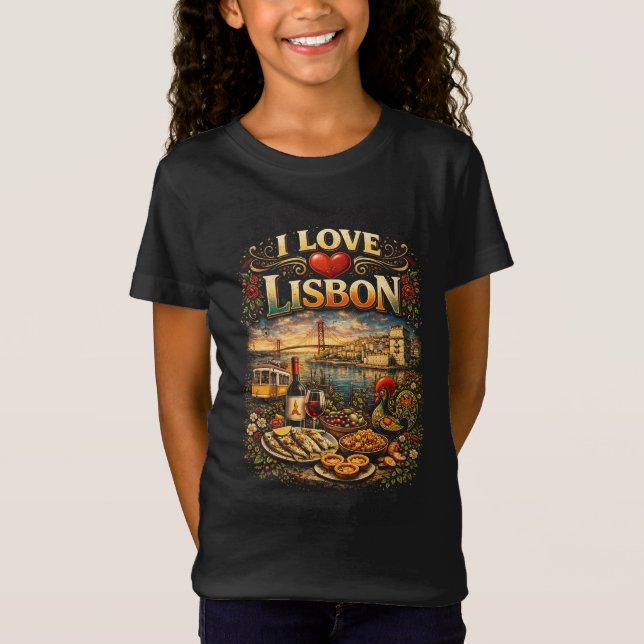 Camiseta I Love Lisbon (Anverso)