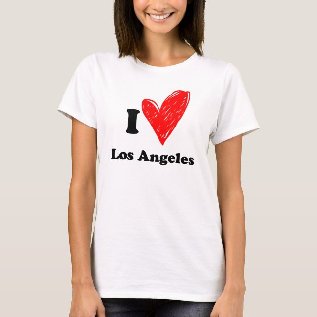 Camiseta I love Los Angeles (Anverso)