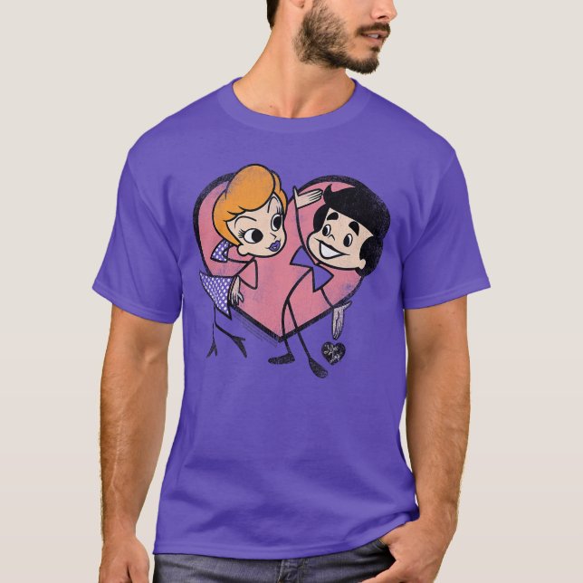Camiseta I Love Lucy Cartoon Love girl (Anverso)