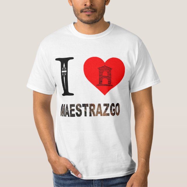 CAMISETA I LOVE MAESTRAZGO (Anverso)