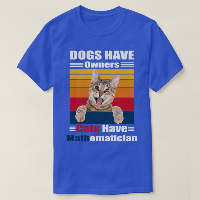 Camiseta I Love Math And Cats Funny Cat Lover 1 (Diseño del anverso)