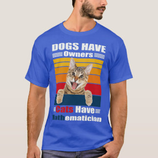 Camiseta I Love Math And Cats Funny Cat Lover 1