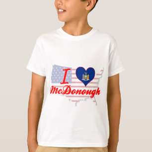 Camiseta I Love McDonough, New York