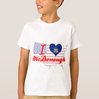 Camiseta I Love McDonough, New York