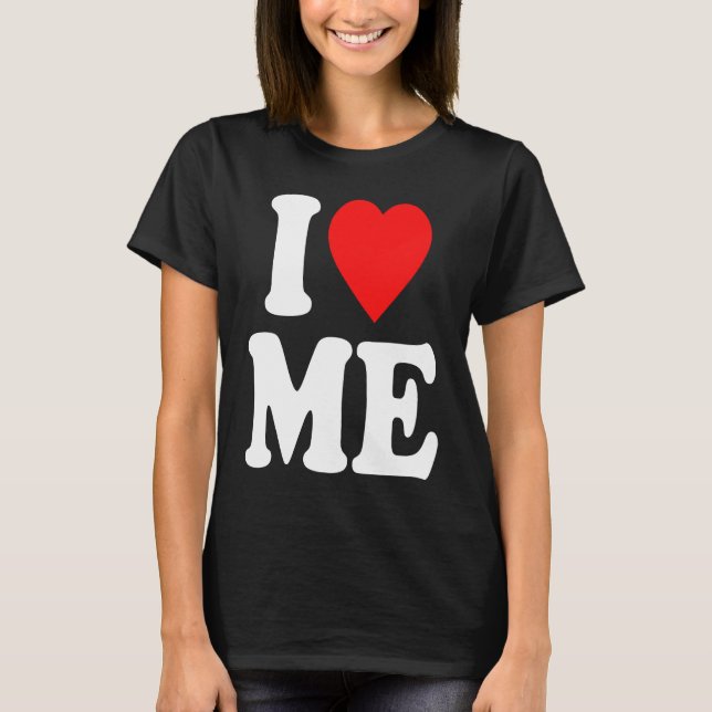 Camiseta I Love Me Hoodie Y2k  I Heart Me  2 (Anverso)