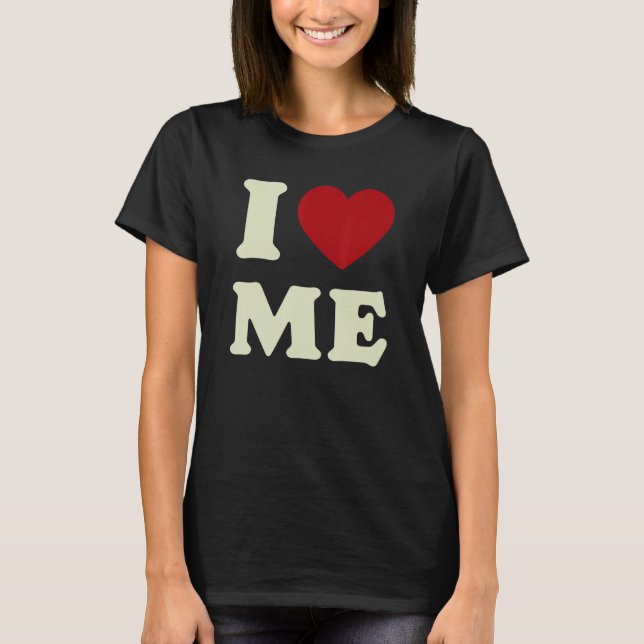Camiseta I Love Me Y2K Aesthetic Brown Downtown Girl (Anverso)