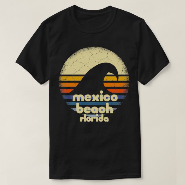 Camiseta I Love Meico Beach Florida Ocean Wave FL  (Diseño del anverso)