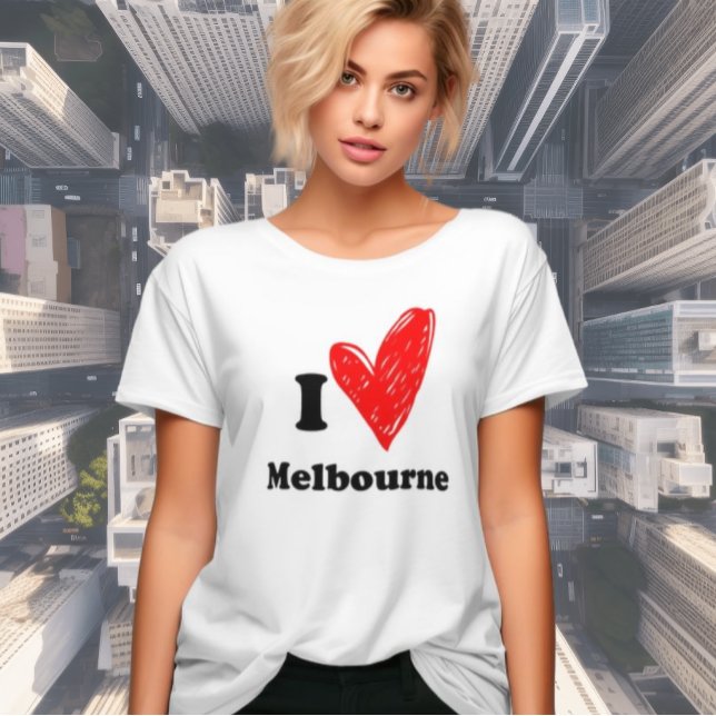 Camiseta I love Melbourne (Subido por el creador)