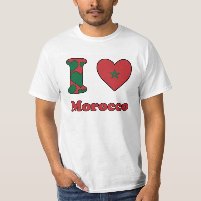 Camiseta I love Morocco (Anverso)