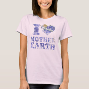 Camiseta I love mother earth organic t shirt