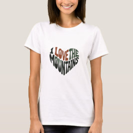 Camiseta I love mountains
