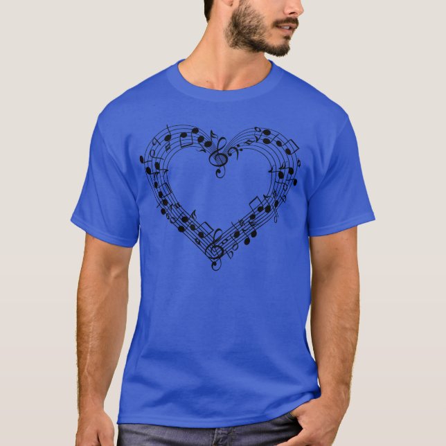 Camiseta I Love Music Regtro (Anverso)