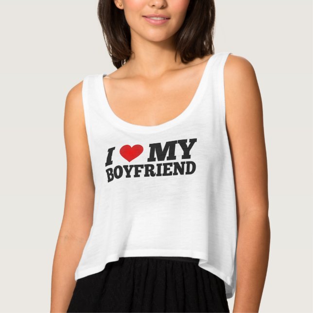 Camiseta I Love My Boyfriend (Anverso)