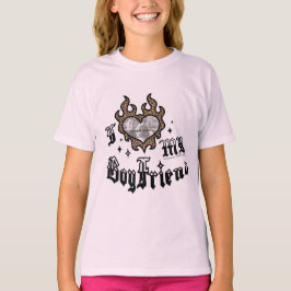 Camiseta I Love My Boyfriend - Cheetah - DingusDesign