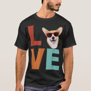 Camiseta I Love My Corgi Vintage 