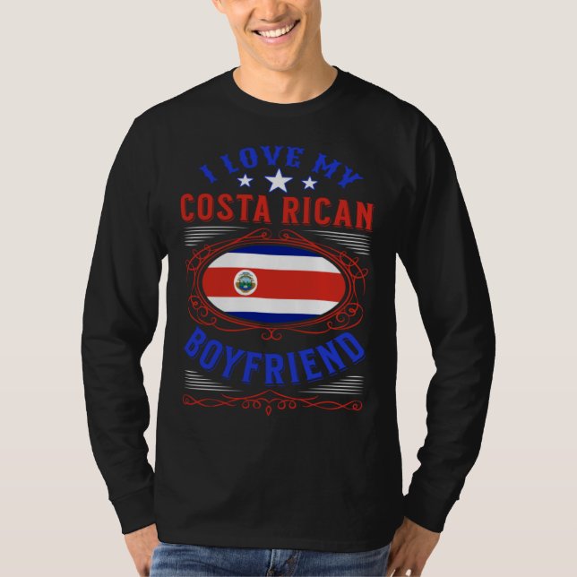 Camiseta I love my Costa Rican boyfriend (Anverso)