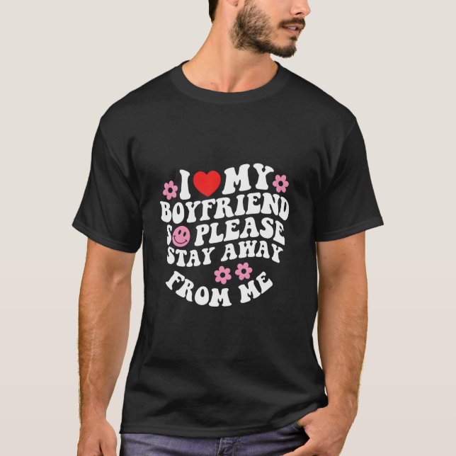 Camiseta I Love My Friend So Please Stay Away From Me (Anverso)