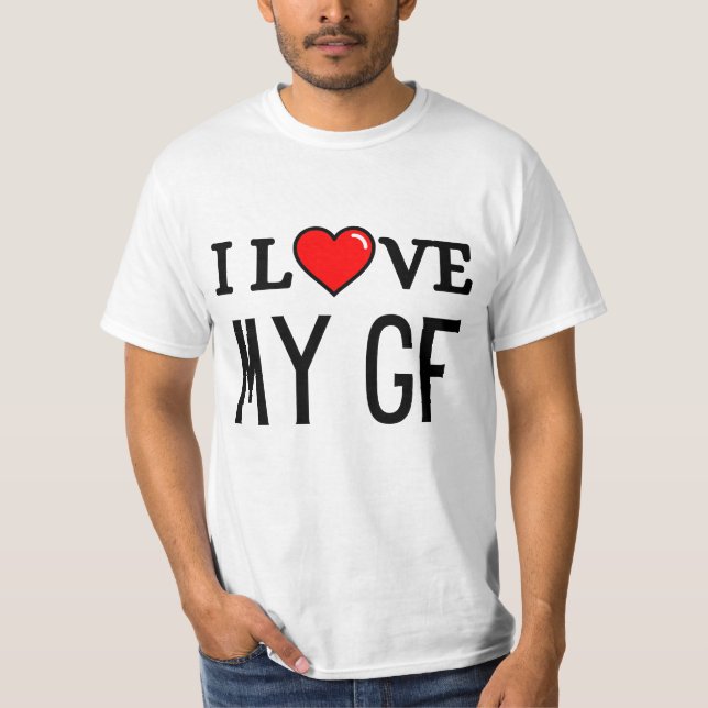 Camiseta I love my girl (Anverso)