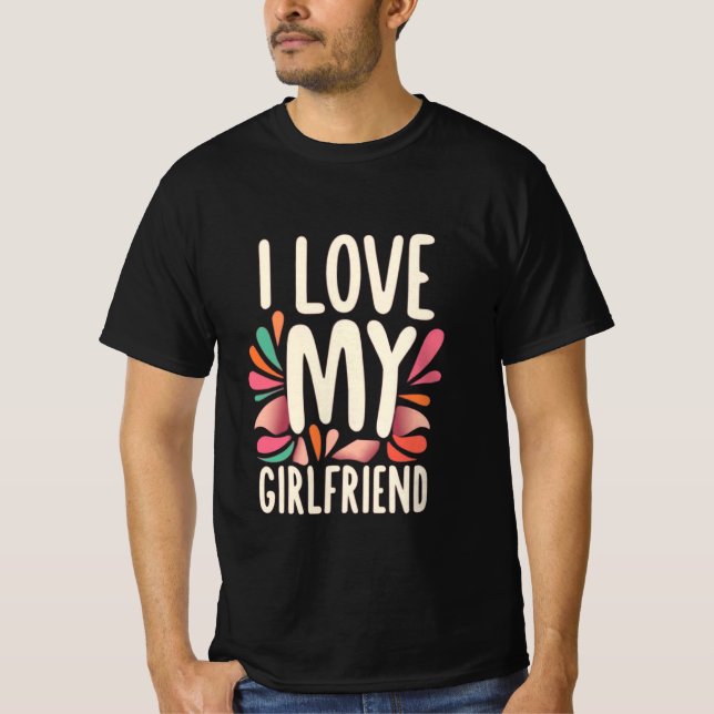 Camiseta I Love my Girlfriend (Anverso)