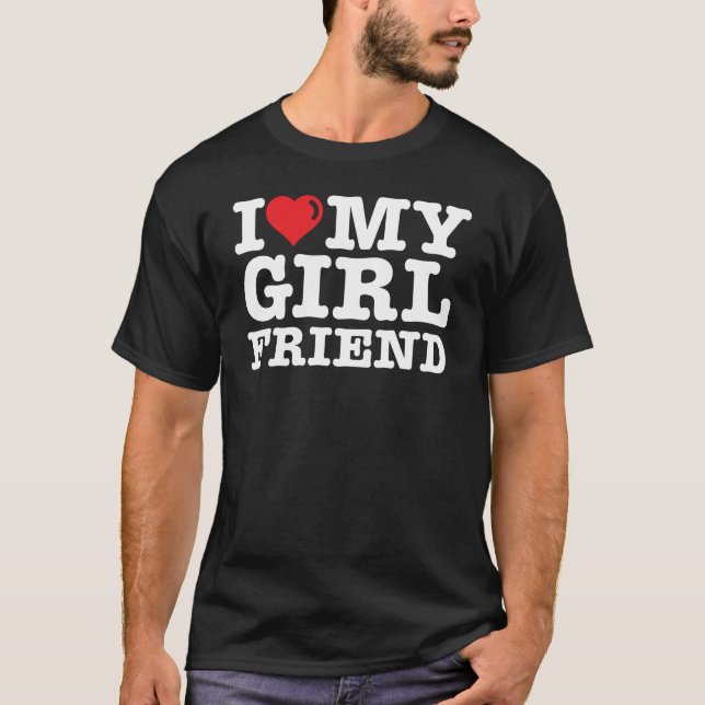 Camiseta I LOVE MY Girlfriend (Anverso)
