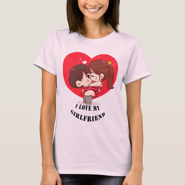 Camiseta i love my girlfriend (Anverso)