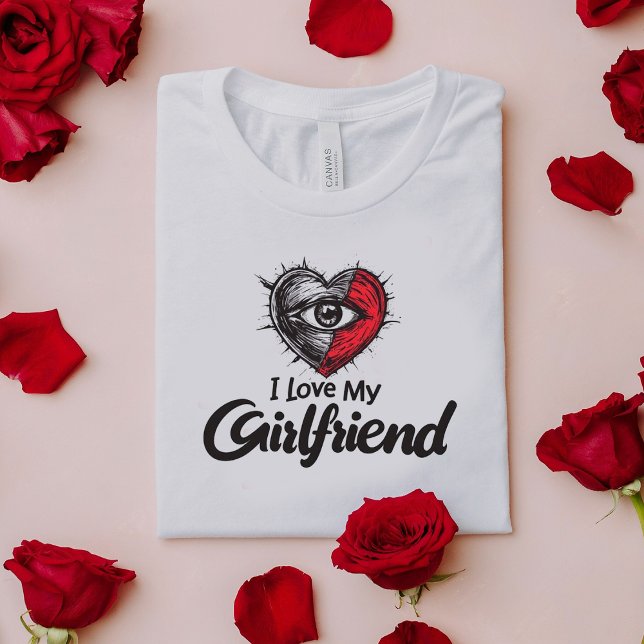Camiseta I Love My Girlfriend – Ojo de Corazón Rom (Subido por el creador)