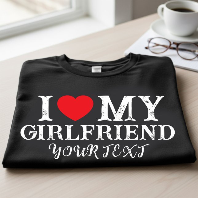 Camiseta I Love My Girlfriend,valentine gift (Subido por el creador)