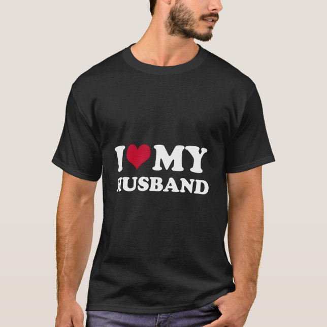 Camiseta I Love My Husband (Anverso)