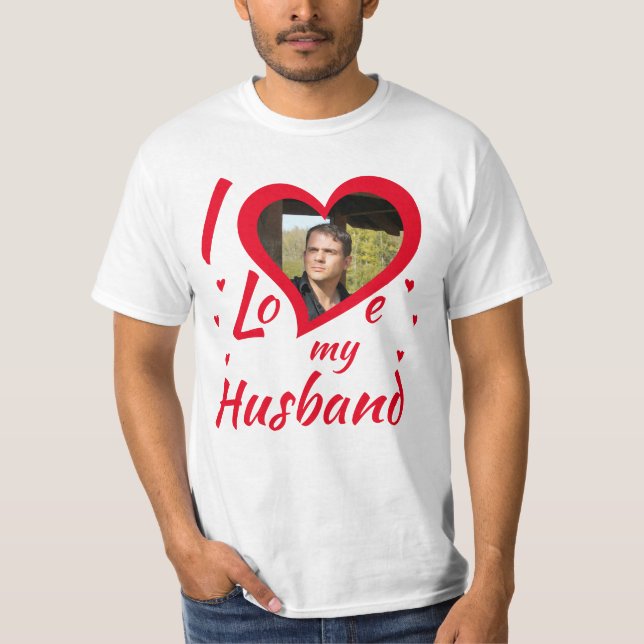 Camiseta I Love my Husband - T-Shirt personalisierbar (Anverso)