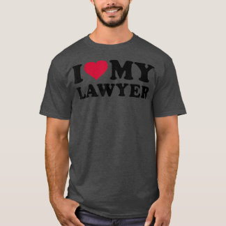 Camiseta I love my lawyer