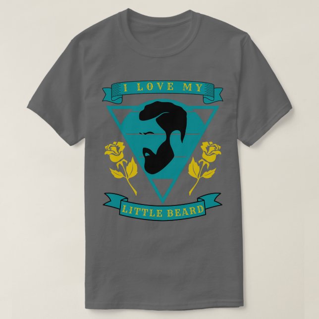 Camiseta I Love My Little Beard 48 (Diseño del anverso)