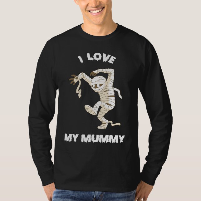Camiseta I Love my Mummy Halloween 2021 (Anverso)
