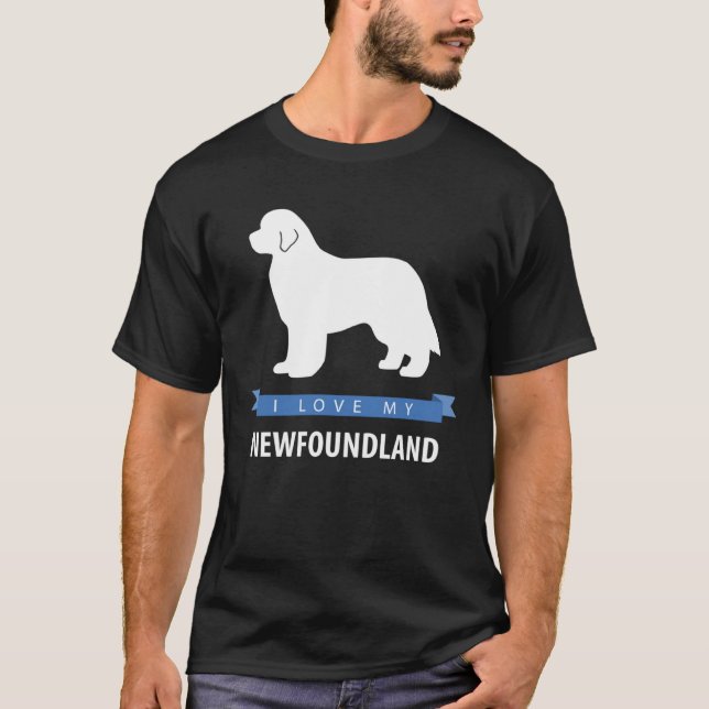Camiseta I Love My Newfoundland (Anverso)