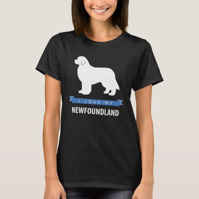 Camiseta I Love My Newfoundland (Anverso)
