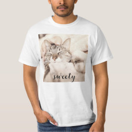 Camiseta I love my sweet little cat photo