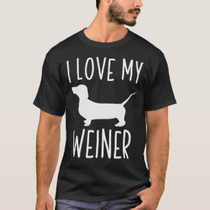 Camiseta I Love My Weiner Classic T-Shirt