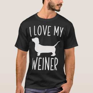 Camiseta I Love My Weiner Classic T-Shirt