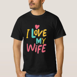 Camiseta I love my wife