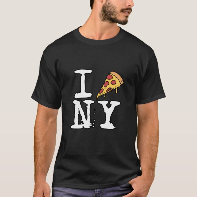 Camiseta I Love New York Pizza (Anverso)