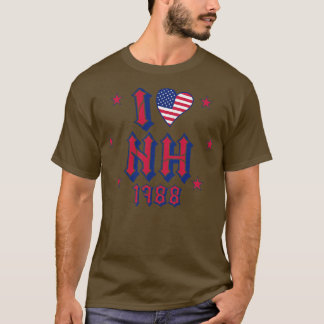 Camiseta I Love NH 1788